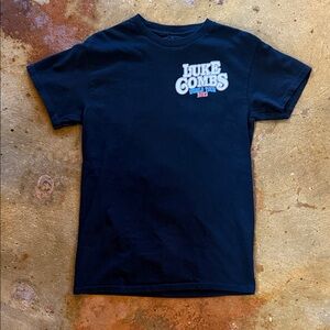 Black Luke Combs Graphic T-Shirt